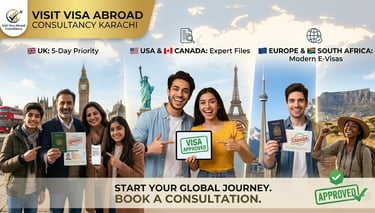Visit Visa Abroad Karachi: Global visa experts for UK, USA, Canada & Europe.
