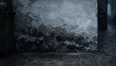 Ambiente interior frío y húmedo provocado por capilaridad