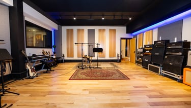 Main Live Room at the Recording Studio - Atlanta GA