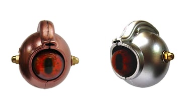 Eyeball creatures by Santa Barbara sculptor Tal Avitzur.