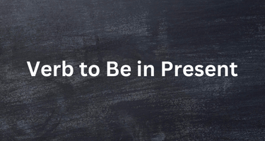 1st year middle school  verb to be in present