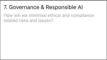 Governance & Responsible AI