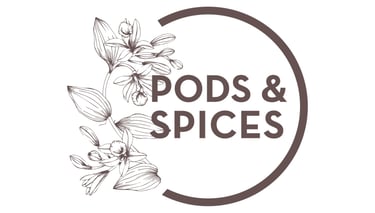 Pods and Spices Logo