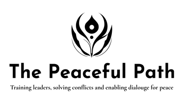 The Peaceful Path Logo_Made by and Copywrite by Julia Dencker