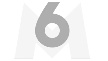logo m6 blanc
