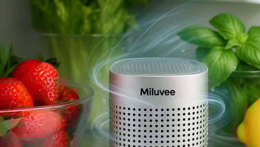 Miluvee Fridge Deodorizer, Reusable Odor Eliminator