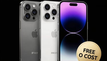 Bright graphic highlighting promotional offers from Boost, Verizon, and T-Mobile.