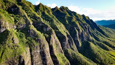 a mountain range with a mountain range in the background
