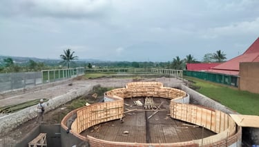 pembuatan struktur kolam renang oleh dayanapool.
