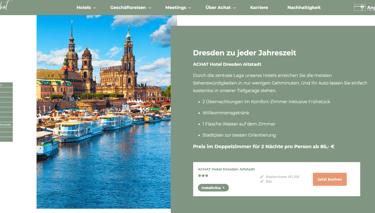 Achat Hotels - Städtereise Dresden Angebot