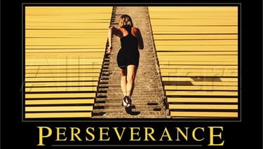 femme qui court perseverance