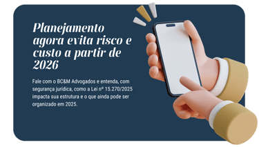 Planejamento agora evita risco e custo a partir de 2026