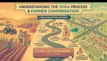 yeida land acquisition process and farmer compensation