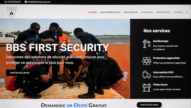 BBS First Security website portfolio project