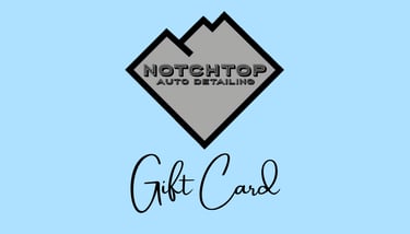 auto detailing gift card