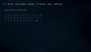 screenshot of downloader keyboard menu