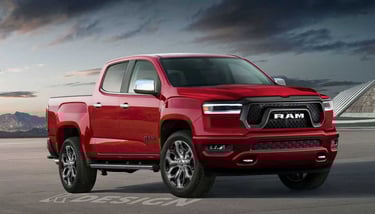 RAm Dakota vermelha