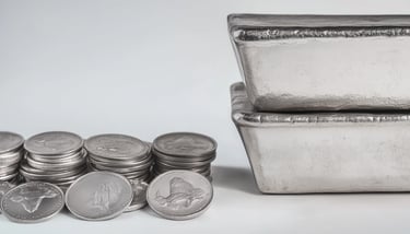 silver bars vs silver coins
