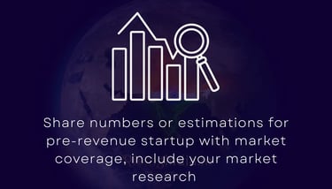 Revenue Metrix for Startup Pitch Deck for investors in India or globally 