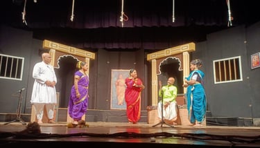 Glimps of Sangeet Double Life performed  at Maharastra State Sangeet Natya Spardha