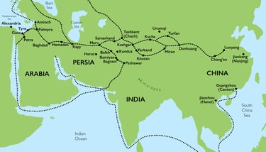 İpeğin binlerce yıllık yol haritası