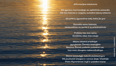 afirmacijos inkstams