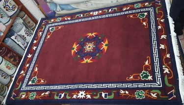 High quality Handmade Carpets: 60-Knot Wool from Nepal