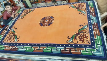 High quality Handmade Carpets: 60-Knot Wool from Nepal