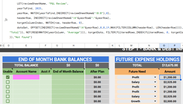 advanced spreadsheet