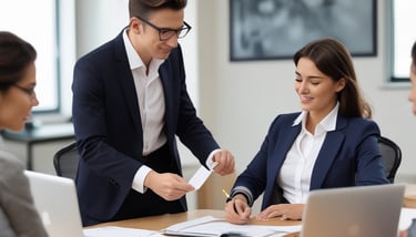 A student reading a book in a cozy library setting.