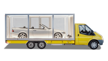 UAB Longo įmonei įrengtas tralas su stikliniu antstatu.