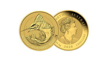 australian striped marlin gold coin