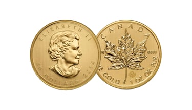 canadian maple leaf gold coin