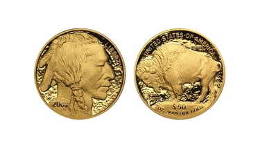 gold american buffalo coins