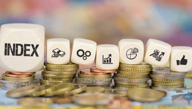 block symbols for investing and index funds