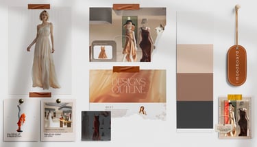 a collection of fashion and accessories for a woman's wardrobe