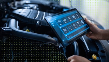 un outil de diagnostic automobile