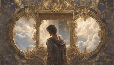 IA. Un prince regarde dans trois miroirs célestes