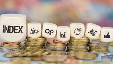 block symbols for investing and index funds