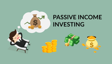 person laying down while earning passive income