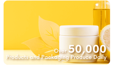 Beautihub produced over 50,000 products and packaging daily