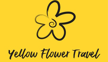Yellow Flower Travel logo.