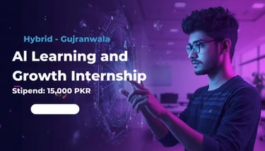 AI Learning Systems & Growth Internship Gujranwala 