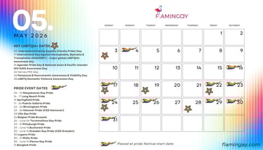 LGBTQIA+ 2026 key event dates MAY 2026