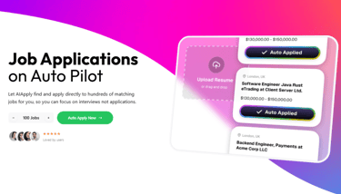 Image with Job Applications on Auto Pilot on it.