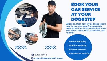 Wilzee Automotive, on door car service provider, in Patna and Purnia