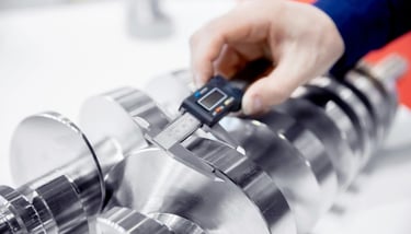  Checking with vernier