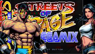 Max Thunder and Blaze Fielding in SoR Megamix