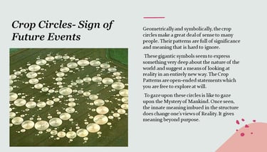 Crop Circles- Sign of Future Events 1