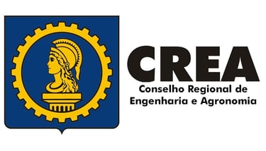 logo do CREA mostrando que somos habilitadas pelo órgão